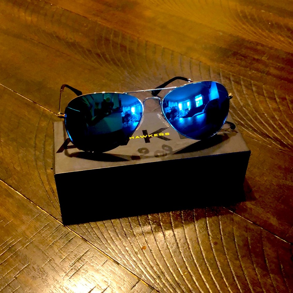 Hawker Blue Reflective Glasses